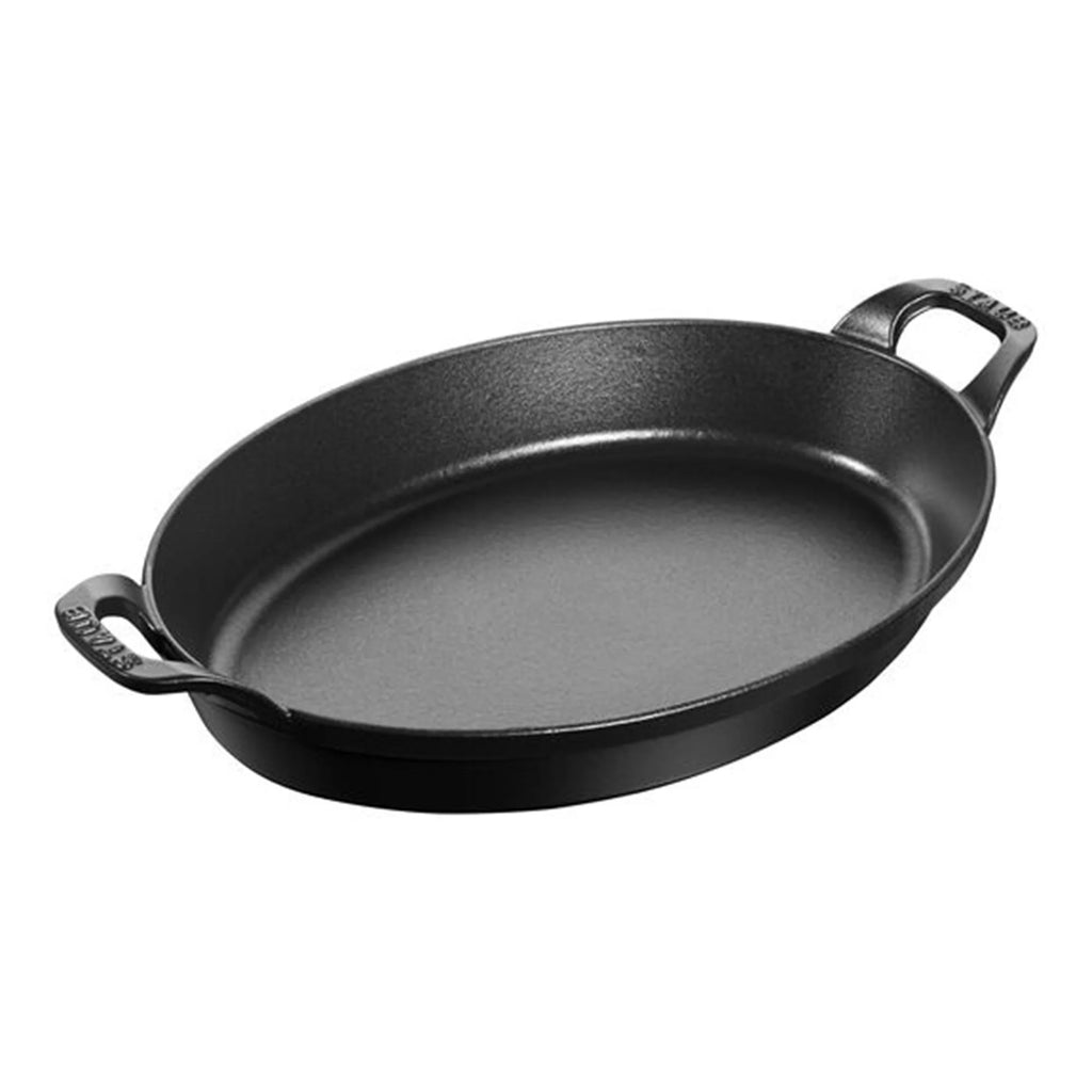 Cast Iron Oval Baking Dish W349