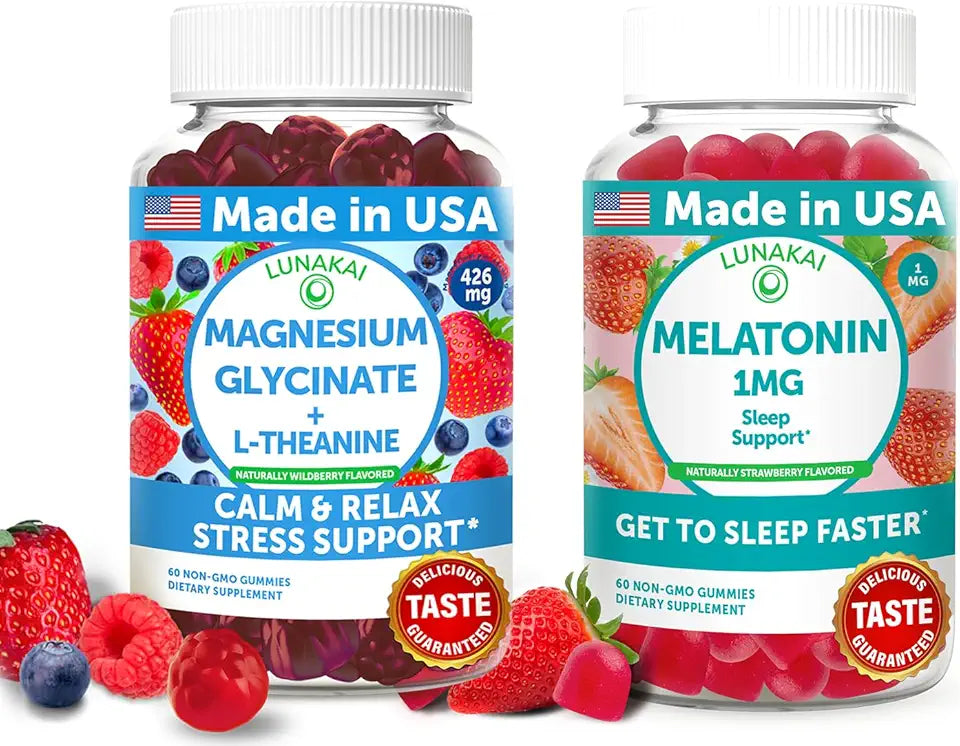 Magnesium Glycinate & Melatonin Gummies P6993