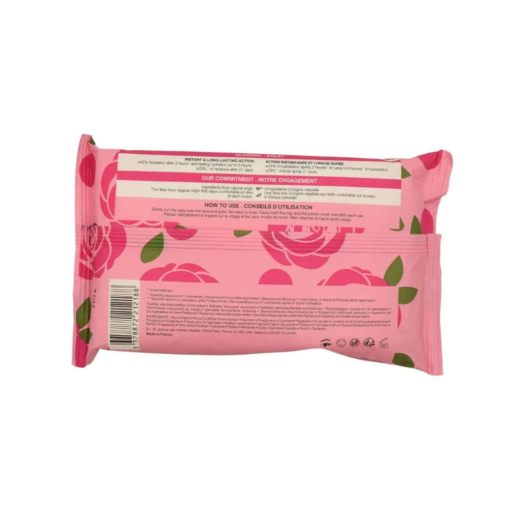 Rose Cleansing + Exfoliating Wipes O702497
