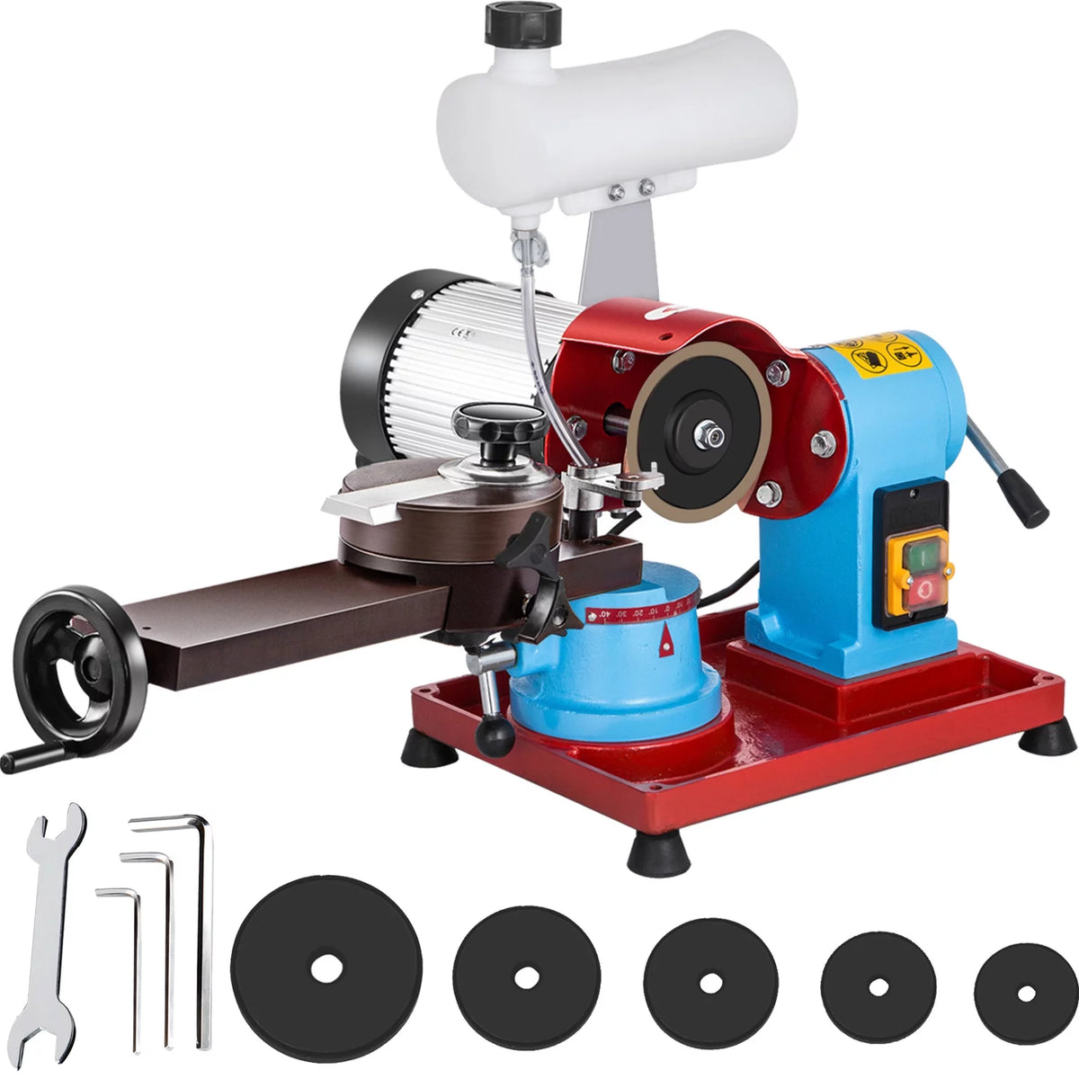 110V 370W Rotary Saw Blade Sharpener Machine with Water Tank T583