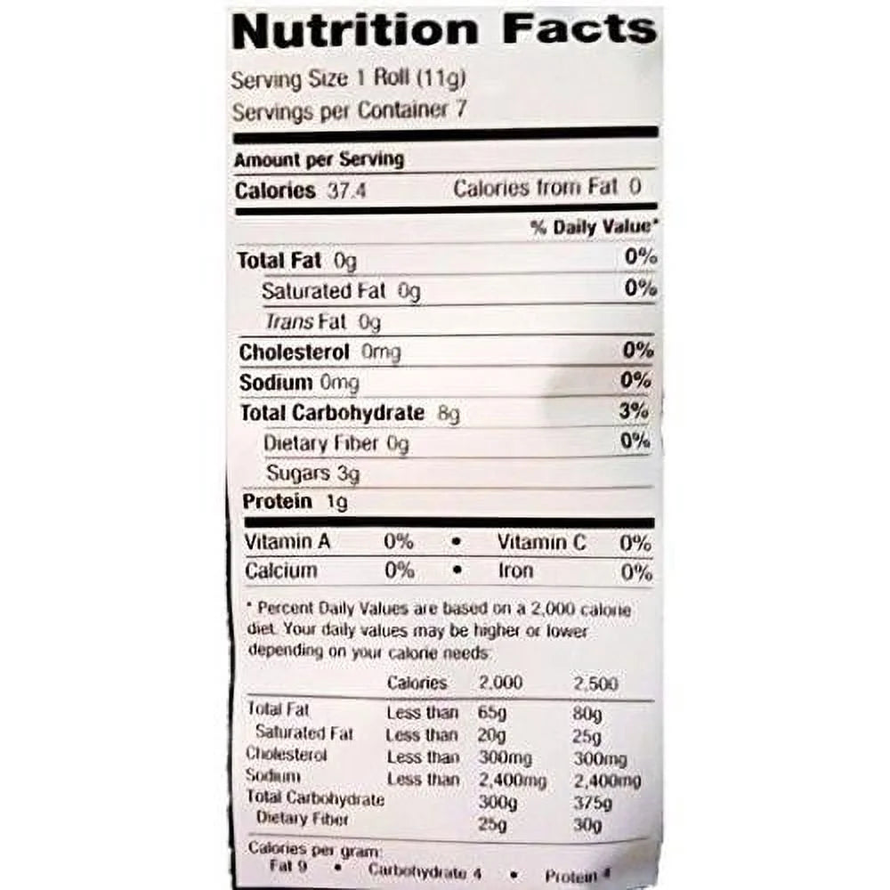 Crunchy Wheat Roll Snack 2.7 oz 12 Packs T588