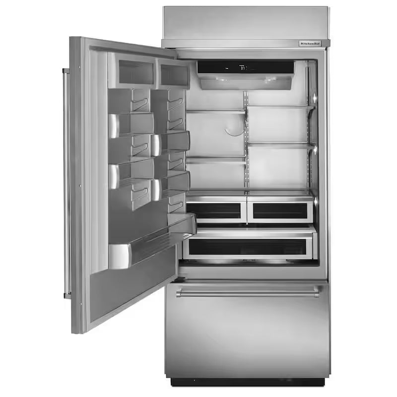 Built-In Bottom Freezer Refrigerator in Stainless Steel P1991