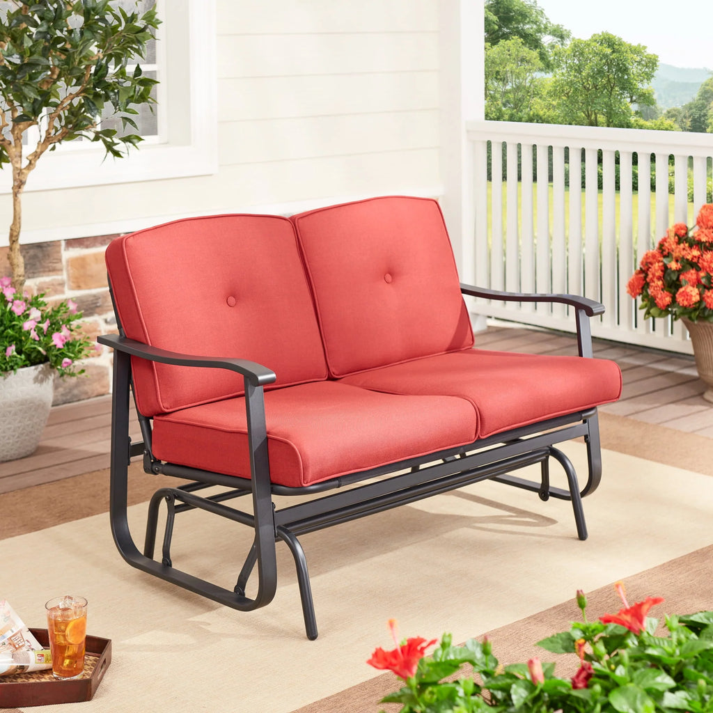 Steel Outdoor Glider Bench V528529