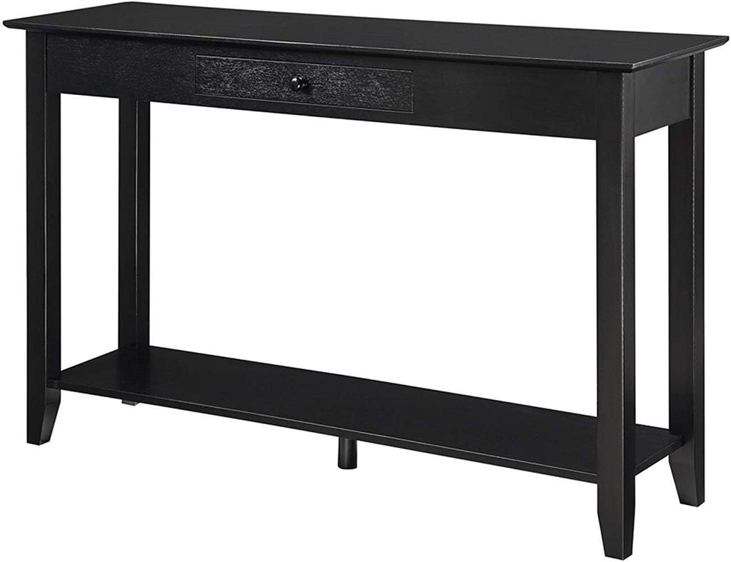 Black Console Table with Drawer R5902