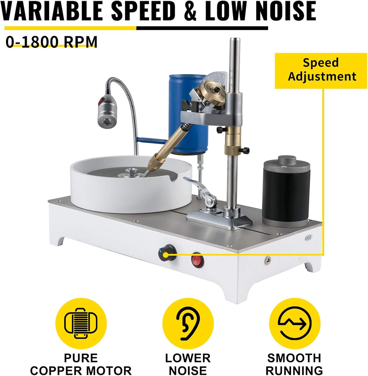 120W Gem Faceting Polishing Machine V993