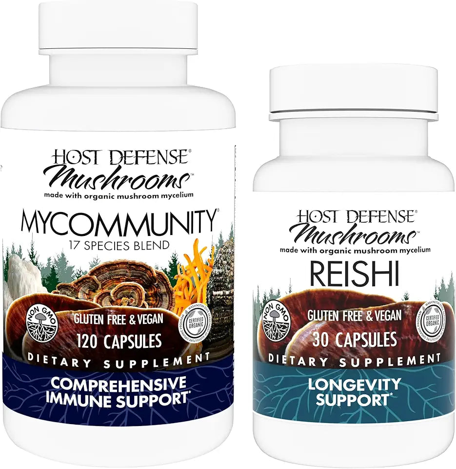 120 Count & 30 Count Mushroom Blend Capsules N826136
