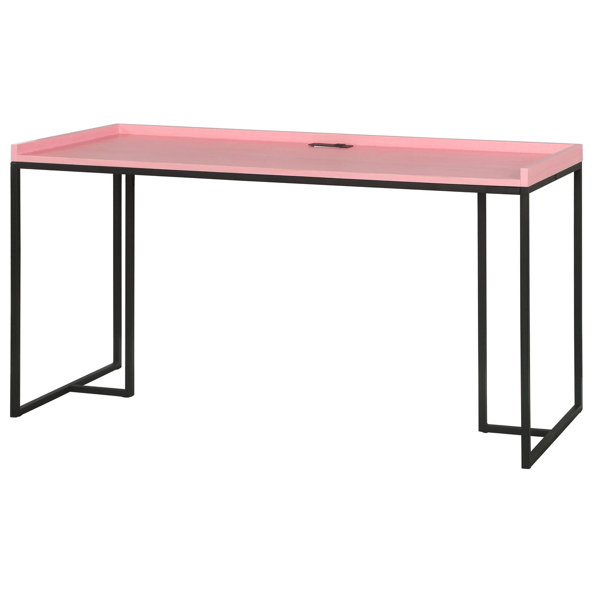 Contemporary Wood Big Desk with USB Plug F17020