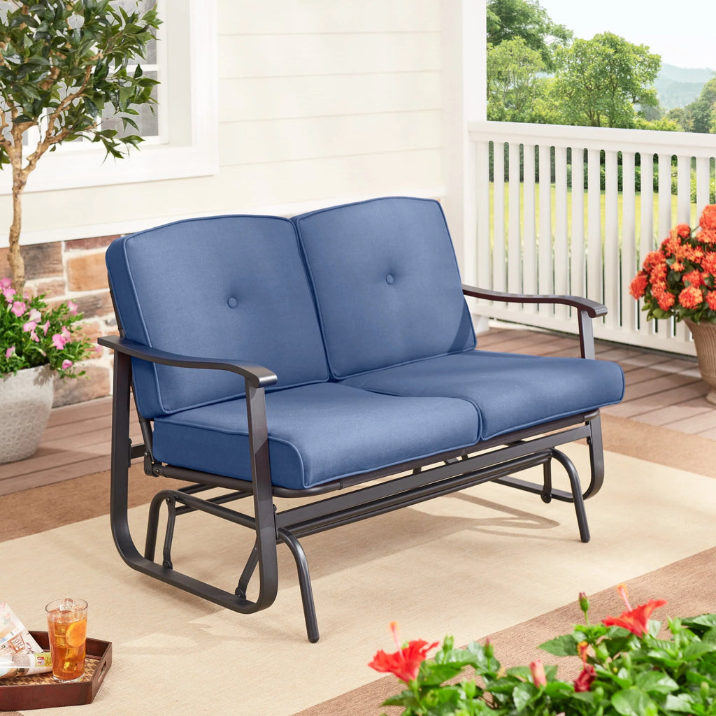 Steel Outdoor Glider Bench V528529