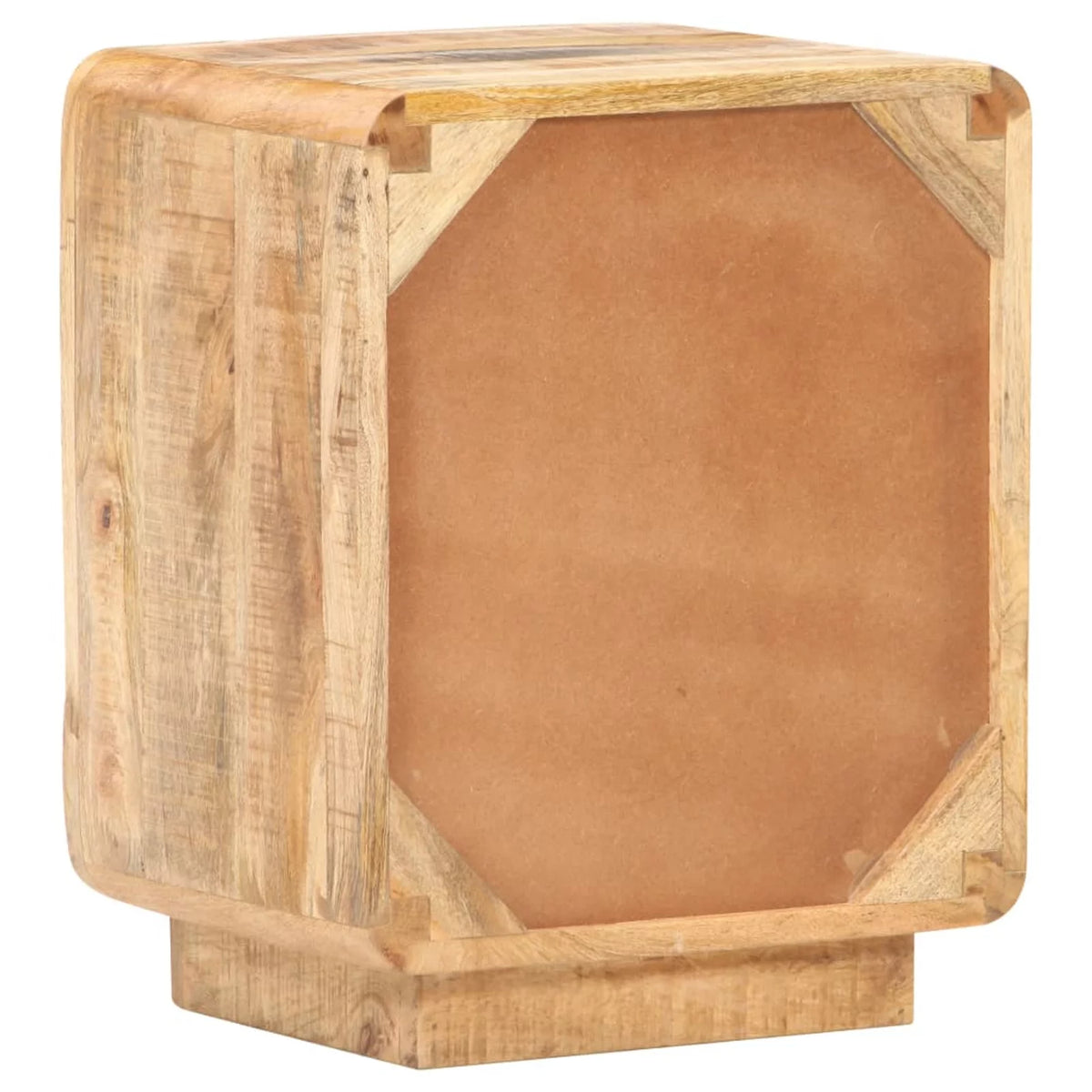 Rough Mango Wood Bedside Cabinet R765788