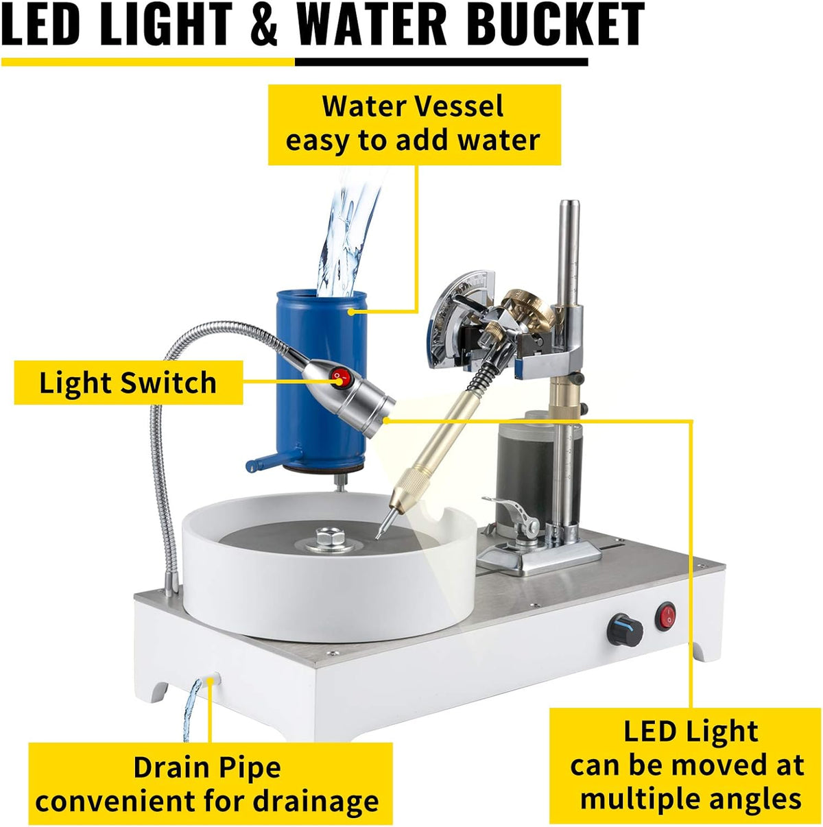 120W Gem Faceting Polishing Machine V993