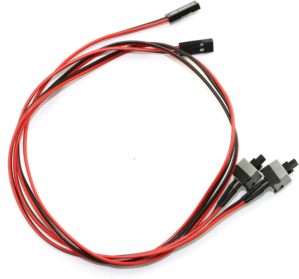 2 Pin PC Power Switch Cable 50cm U648370