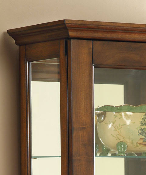 Warm Brown Curio Cabinet X89343