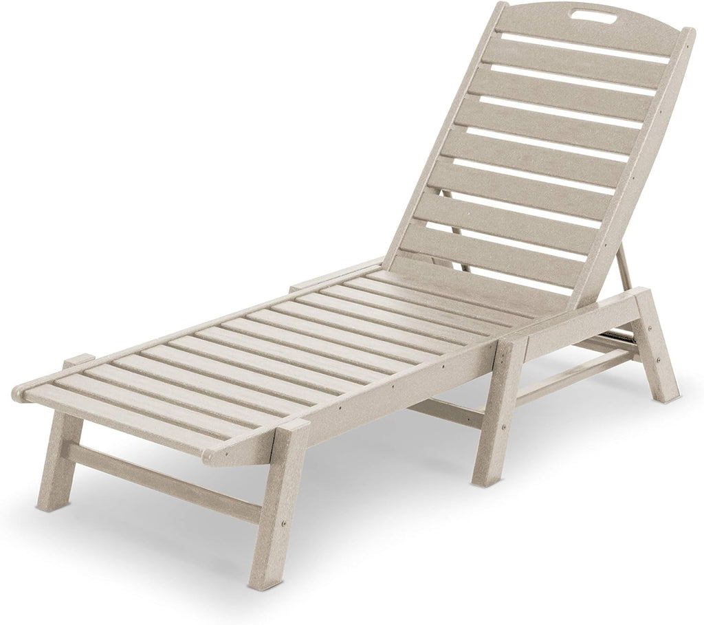 Teak Stackable Chaise W3917