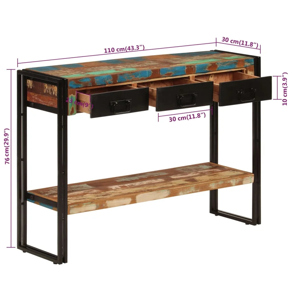 Solid Wood Console Table E3978