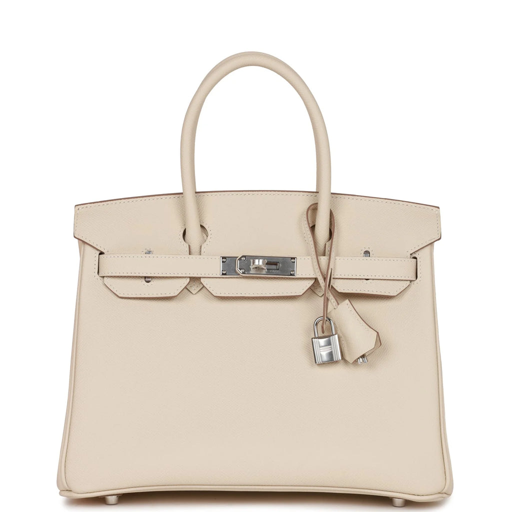 Birkin 30 Craie Epsom Palladium Hardware A985