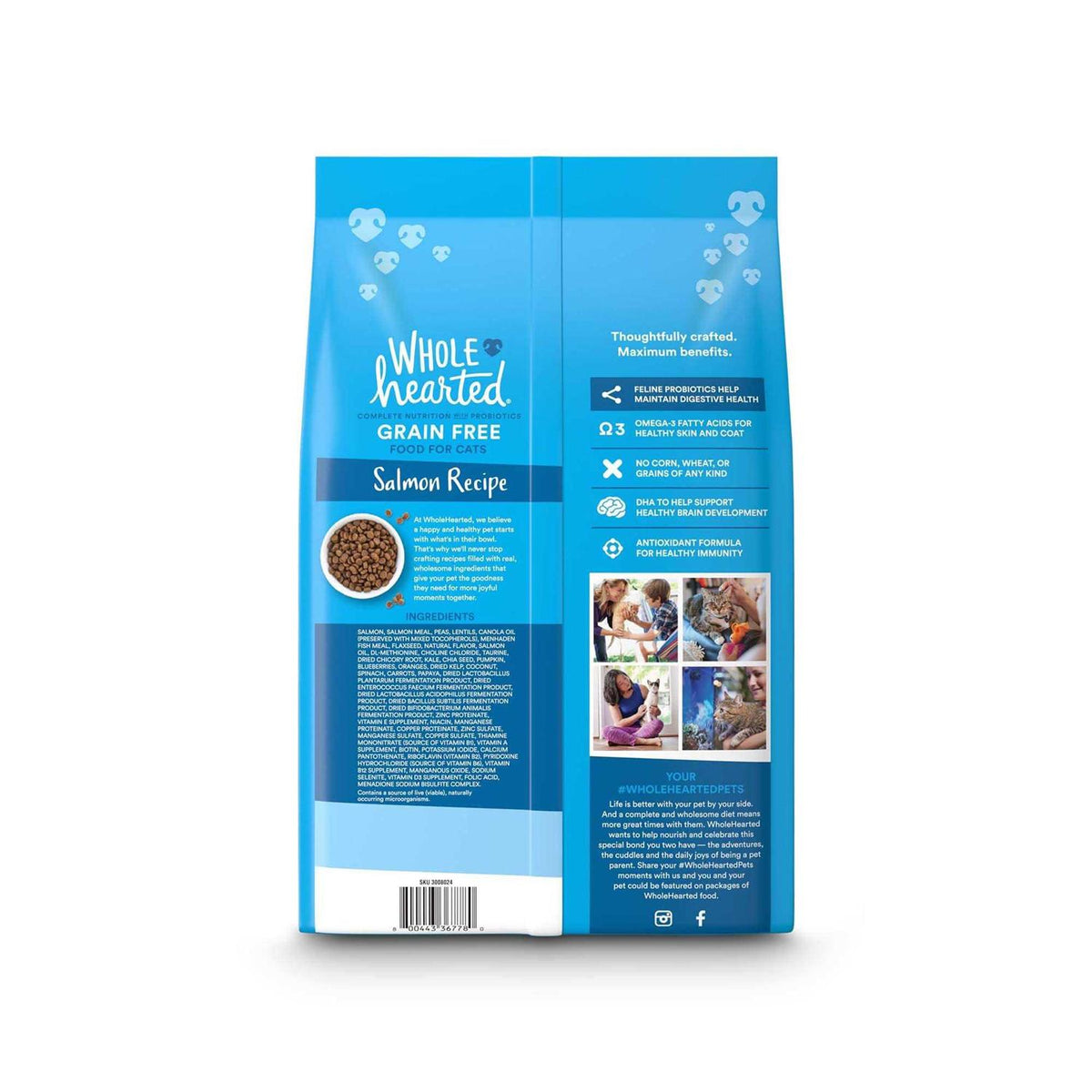 Grain Free Salmon Recipe Dry Kitten Food H986