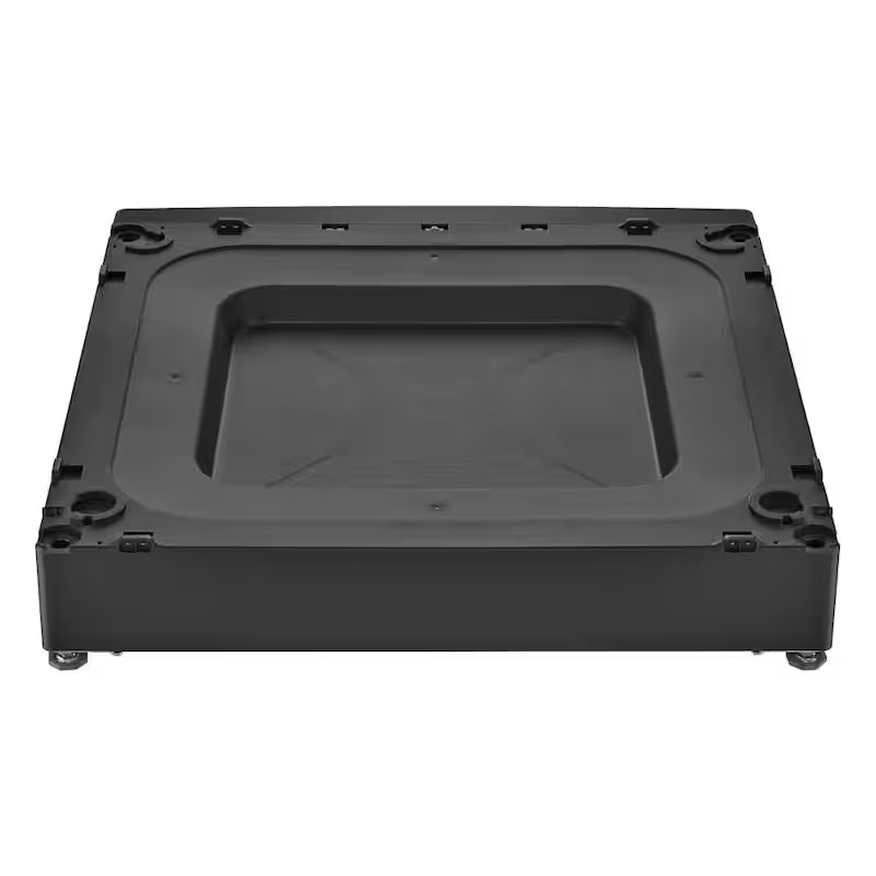 Black Steel Laundry Pedestal W375868