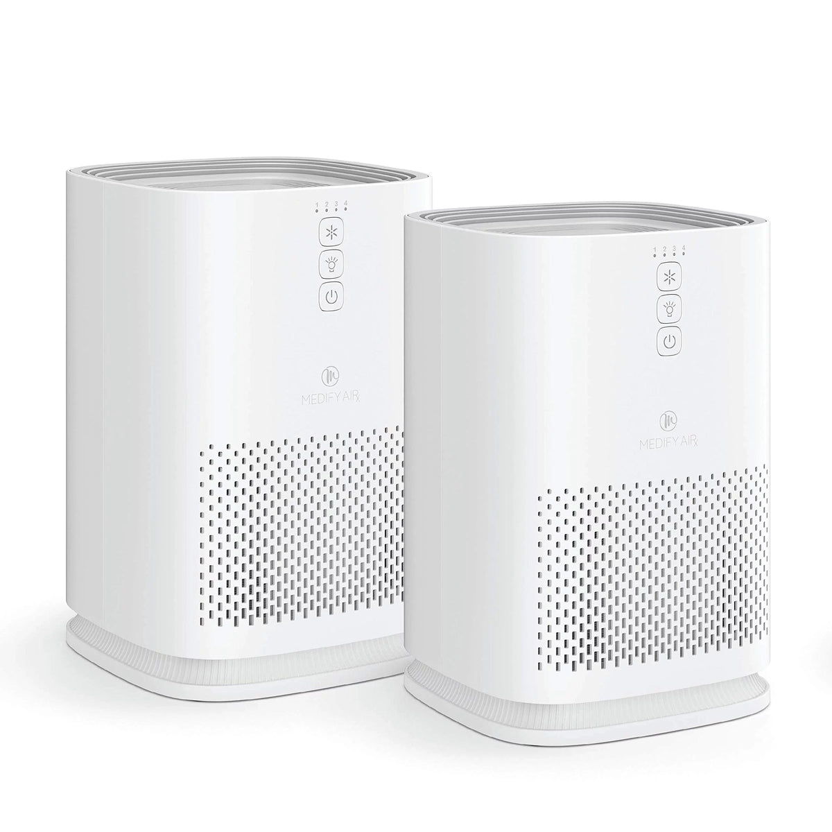 White HEPA Air Purifier, 2-Pack F341