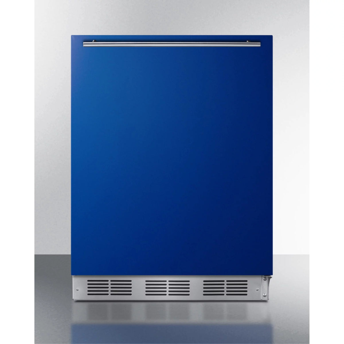 24" Wide 5.1 Cu. Ft. Compact Refrigerator And Freezer Combo - Blue X196716