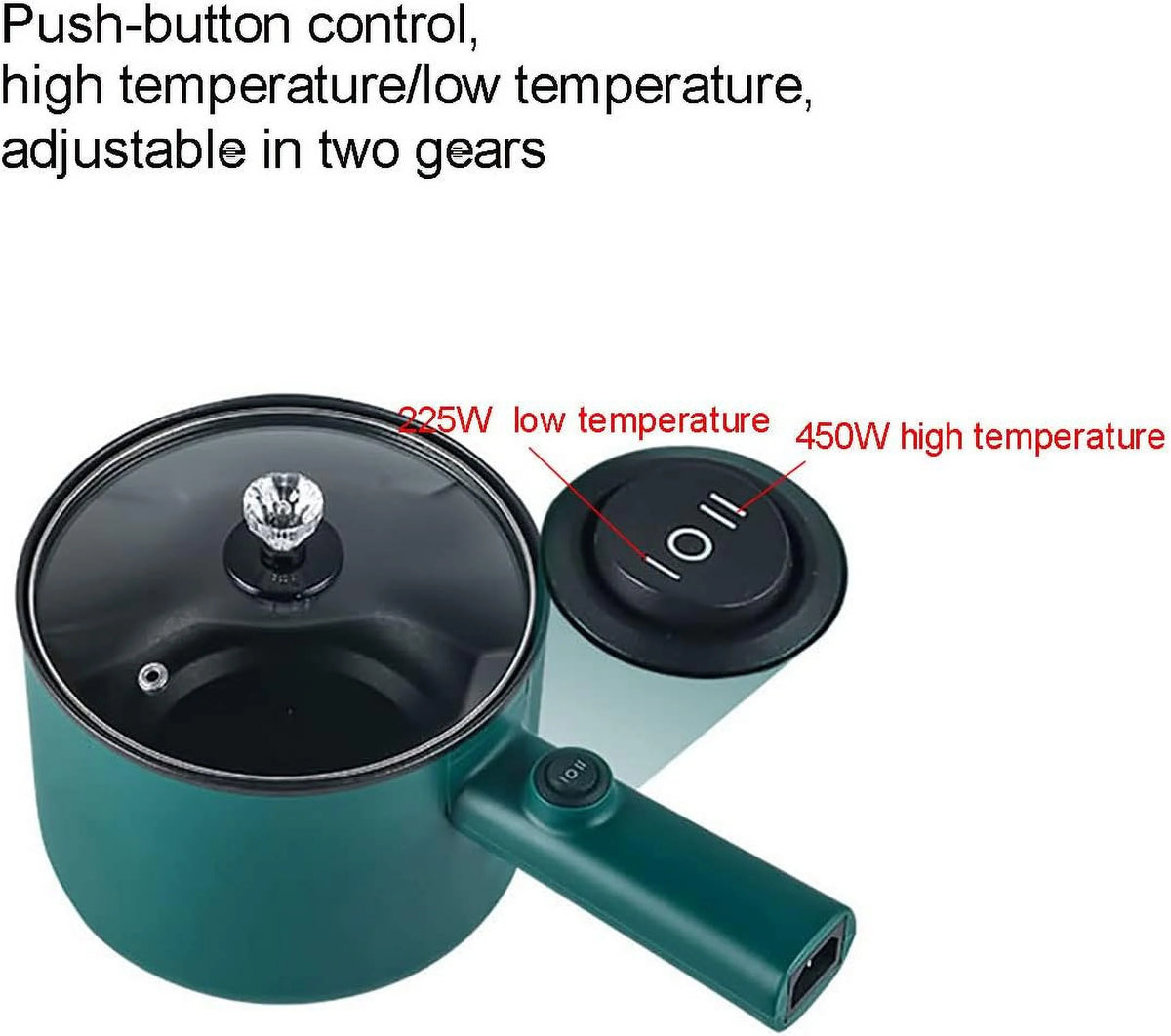 1.8L Non-Stick Electric Hot Pot X81128