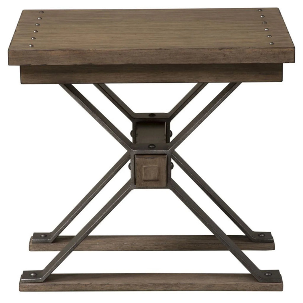 Light Brown End Table W4488