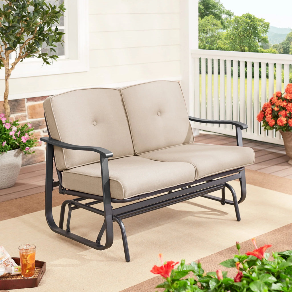 Steel Outdoor Glider Bench V528529