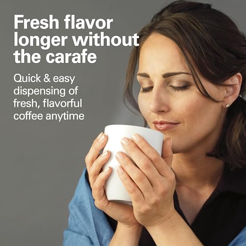 12 Cup Programmable Dispensing Coffee Maker with 60 oz Removable Reservoir, Black & Stainless Steel P7809