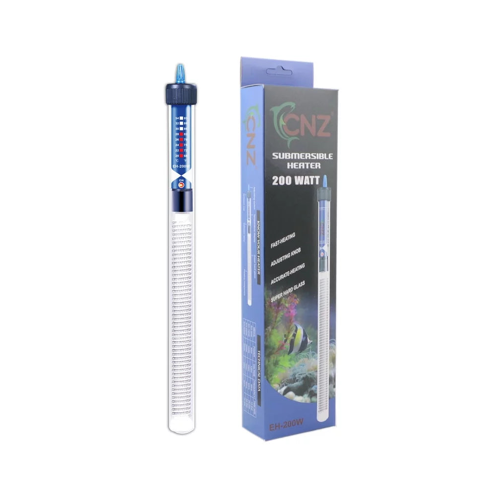 200W Aquarium Glass Submersible Heater, 2-Pack W30262
