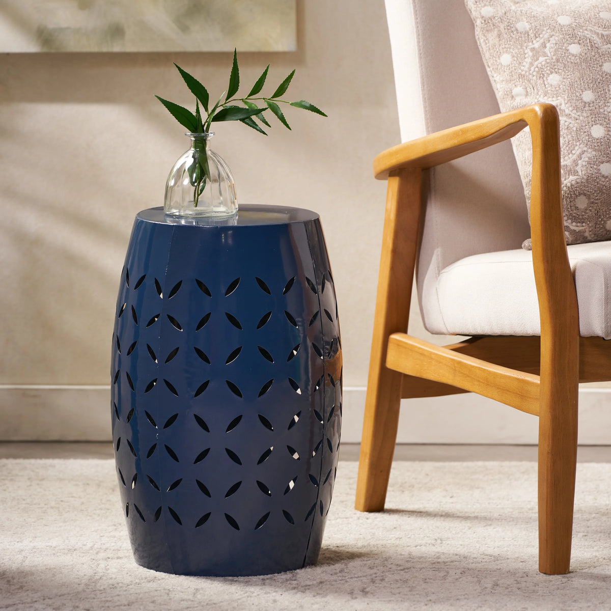 12" Iron Side Table M65391