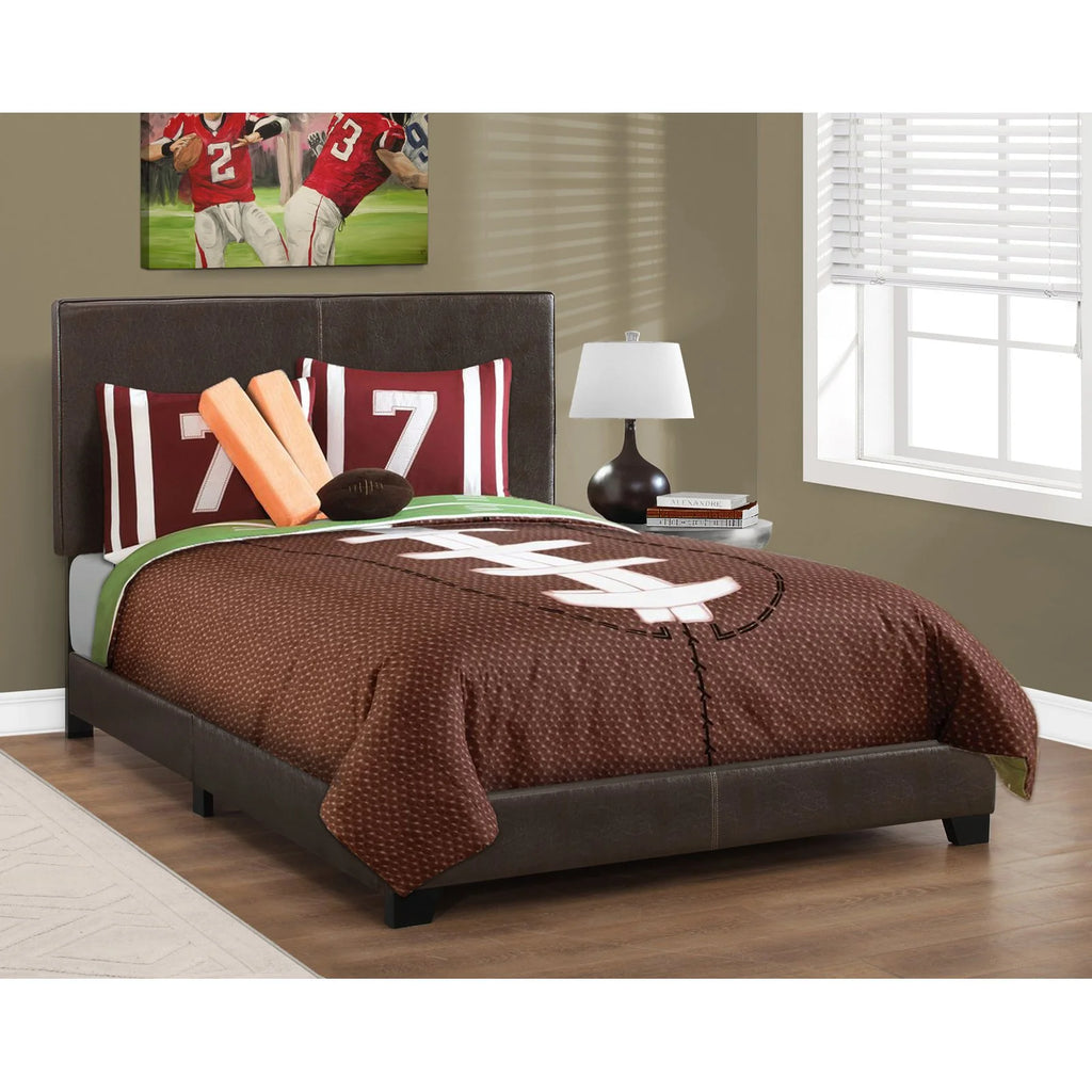 Leather-Look Full Bed L11112
