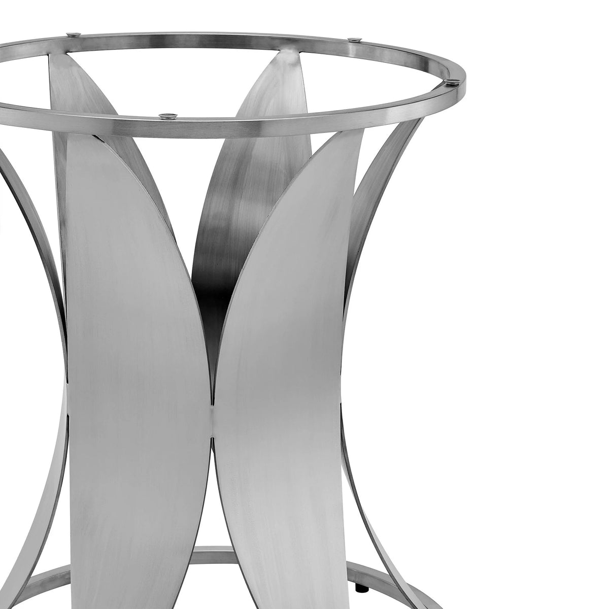 48 Inch Round Glass Top Dining Table with Pedestal Base X724990