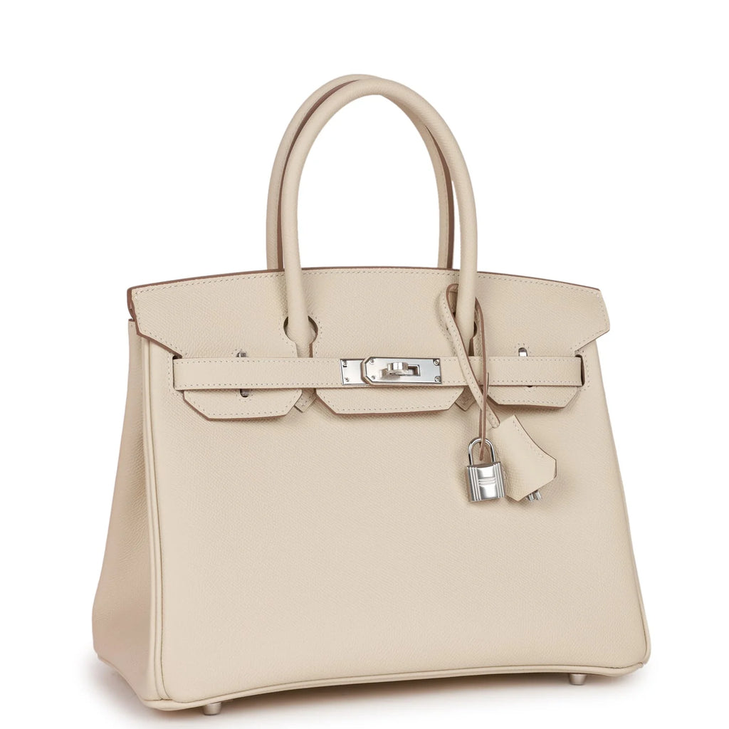 Birkin 30 Craie Epsom Palladium Hardware A985