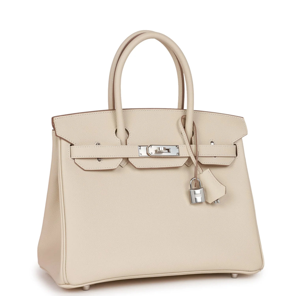 Birkin 30 Craie Epsom Palladium Hardware A985